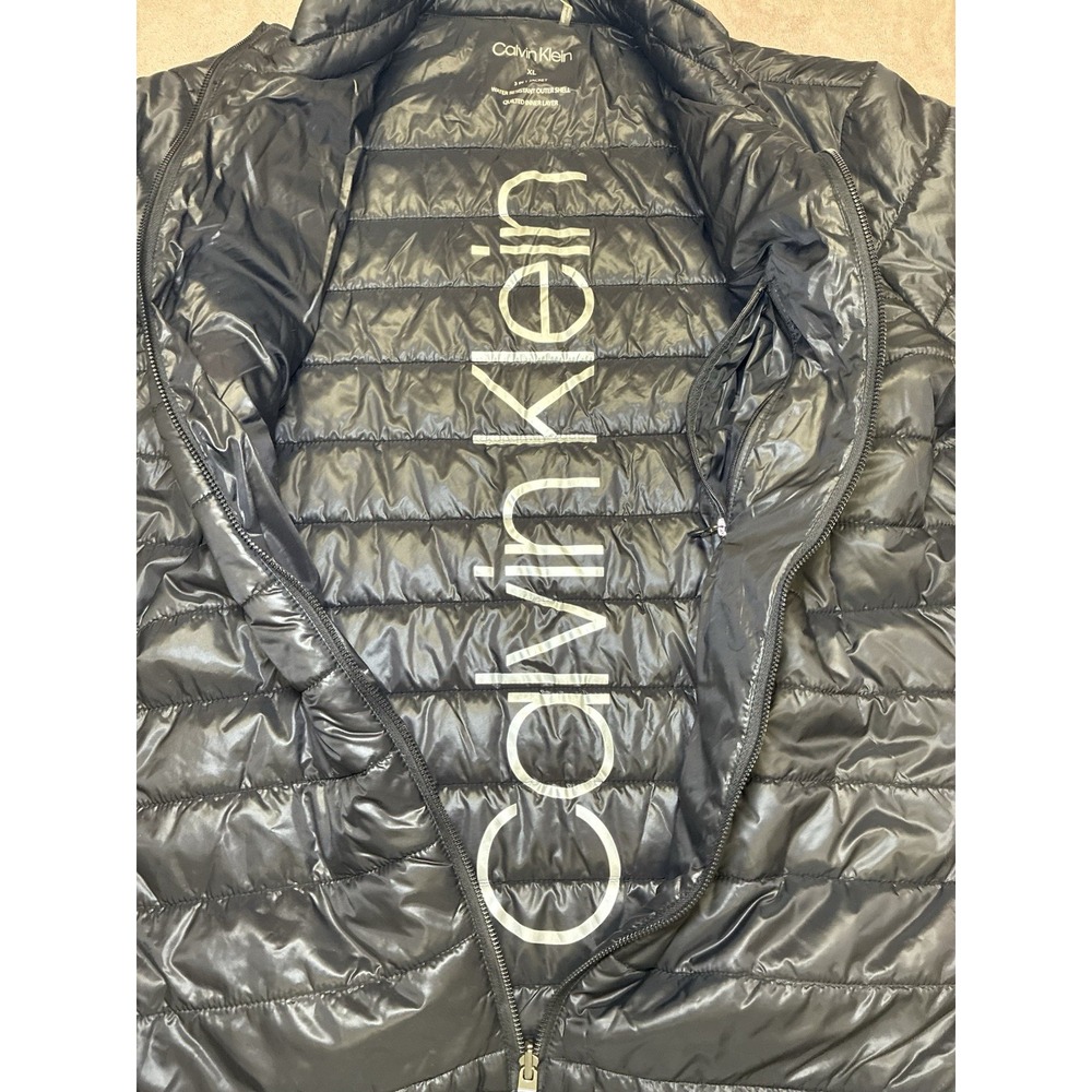 Calvin Klein XL 3 IN 1 JACKET WATER RESISTANT OUTER SHELL QUILTED INNER LAYER